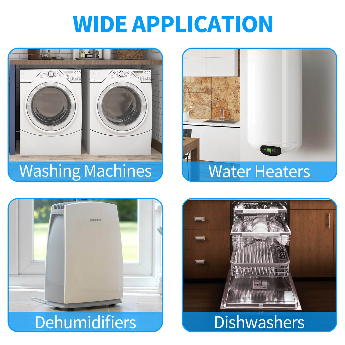 Water Leak Detector, Ortis Water Detector Alarm, 95 dB Loud Alarm, Prevent Serious Floods and Water Damage