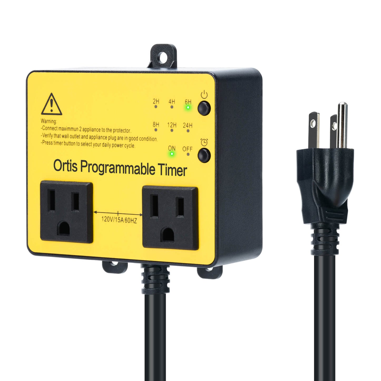 Swimming Pool Pump Timer, Above Ground Pool Timer, Ortis Smart Pool Timer with One-Button Operation, for Swimming Pools, Filters, Pumps, and Landscape
