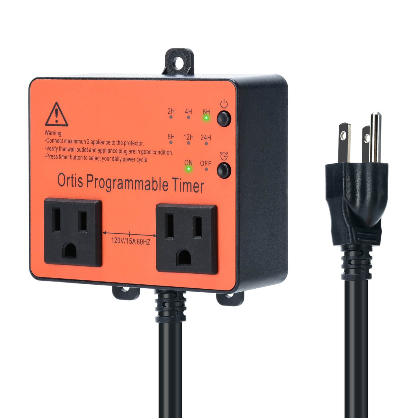 Swimming Pool Pump Timer, Above Ground Pool Timer, Ortis Smart Pool Timer with One-Button Operation, for Swimming Pools, Filters, Pumps, and Landscape