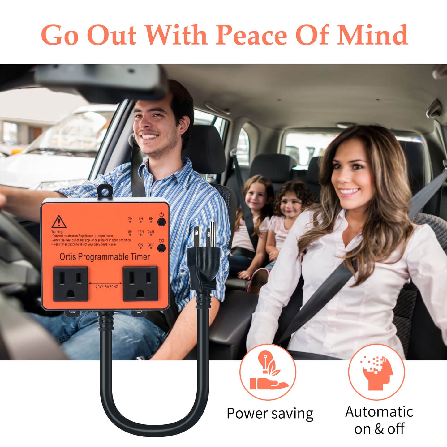 Swimming Pool Pump Timer, Above Ground Pool Timer, Ortis Smart Pool Timer with One-Button Operation, for Swimming Pools, Filters, Pumps, and Landscape