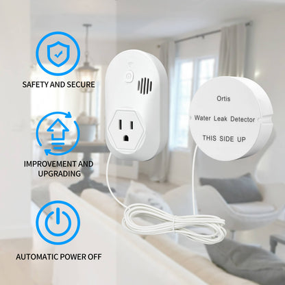 Water Leak Detector, Ortis Water Detector Alarm, 95 dB Loud Alarm, Prevent Serious Floods and Water Damage