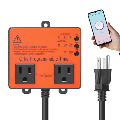 WiFi Above Ground Pool Timer Switch, Ortis Smart Pool Timer with Smart Life App Control