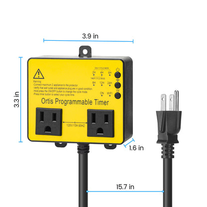 WiFi Above Ground Pool Timer Switch, Ortis Smart Pool Timer with Smart Life App Control